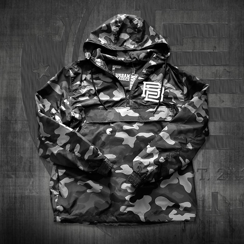 “TRUE TO THE GAME” camo windbreaker AVAILABLE NOW | Big Booties Streetball